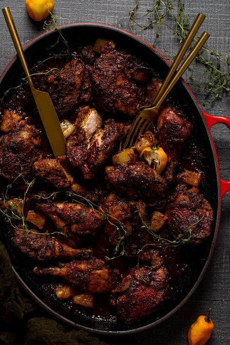 Jerk Chicken Jamaican, Jerk Cauliflower Recipe, What Goes With Jerk Chicken, Guys Ranch Kitchen Recipes, Leftover Jerk Chicken Recipes, Jerk Chicken Tacos Recipe, Healthy Recipes Black People, Jerk Chicken Egg Rolls, Black People Dinner Recipes