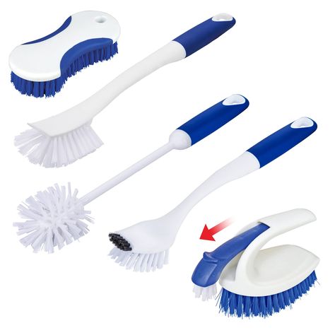 PRICES MAY VARY. 【Perfect 5 Pack Cleaning Brushes】Our multipurpose cleaning brush set meets your deep cleaning needs. The deep cleaning brush set includes Bathroom Scrub Brush with Small Groove Gap Brush, Kitchen Brush with Long handle Built-in Scraper, Large Bottle Brush, Long Handle Dish Brush with Extra Layer of Bristles, Heavy Duty Flat Bristle Brush. 【Scrub Brush & Flat Bristle Brush】The small groove gap brush built in the bathroom scrub brush is ideal for cleaning hard-to-reach corners, us Remove Yellow Stains, Glass Rinser, Electric Cleaning Brush, Scrub Brushes, Dish Brush, Cleaning Lady, Cleaning Brushes, Air Bnb, Bristle Brush