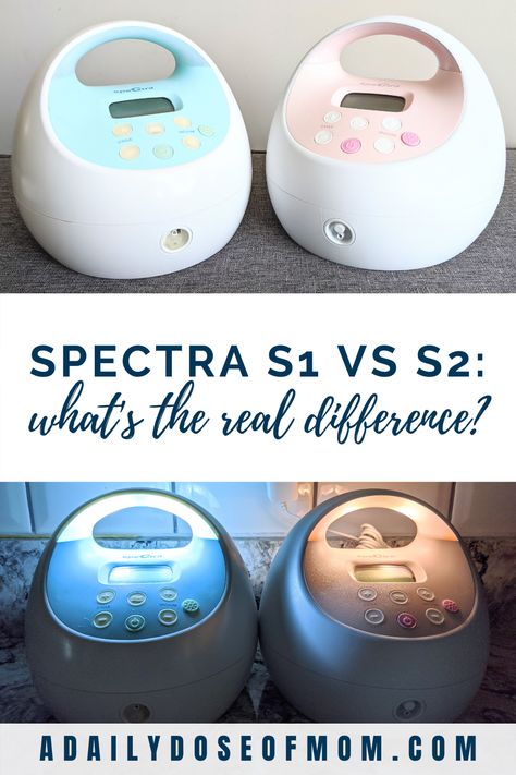 How do you decide between the Spectra S1 and the S2 for your breastfeeding/pumping journey? Read to find out how they are the same and how they are different! #pumpingmom #liquidgold #breastpump #exclusivelypumping Pumping Spectra, Pumping Spectra S2 Settings, Spectra S2 Plus Pump Tips, Spectra S1 Pump, Spectra S1 Power Pump, Pumping And Breastfeeding Schedule, Spectra S2, Replacing Pump Parts Spectra, Spectra S1