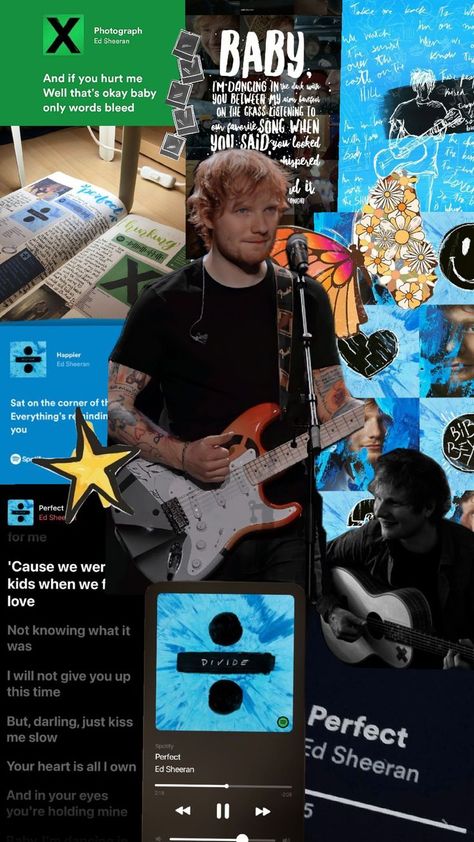 Ed sheeran aesthetic collage Pinterest Ed Sheeran Baby, Ed Sheeran Love, Dancing In The Dark, Tupac, Aesthetic Collage, Ed Sheeran, Aesthetic Wallpapers, The Darkest, It Hurts