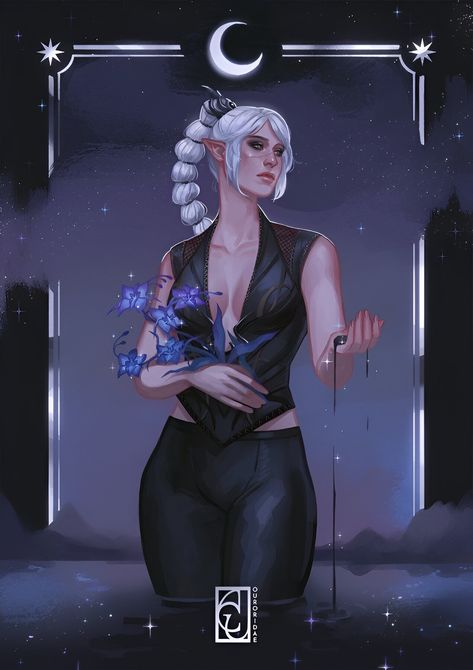 Leia Organa, Baldur's Gate, Tarot Art, October 2, Fantasy Aesthetic, Dragon Age, Dnd Characters, Fantasy Character Design, Dungeons And Dragons