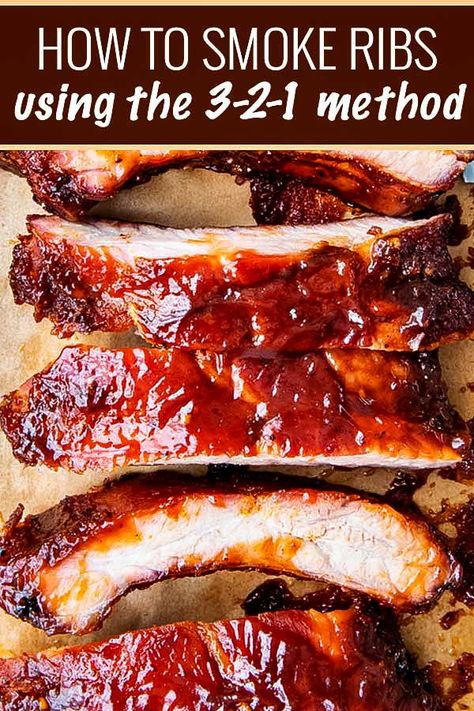 3 2 1 Smoked Ribs Hey Grill Hey, 321 Smoked Ribs, Grill Ribs, Ribs Recipe Oven, The Chunky Chef, Bbq Recipes Ribs, Smoked Pork Ribs, Chunky Chef, Pork Bbq