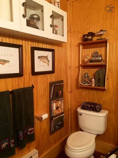 rustic cabin bathroom walls #rustichomedecor #rusticdecor #rusticbathrooms #cabinbathroom #cabin Simple Cabin Bathroom, Cabin Bathroom Ideas, Cabin Bathroom Decor, Rustic Cabin Bathroom, Simple Cabin, Cabin Decorating, Cottage Bathroom Ideas, Rustic Decorating, Cabin Bathroom