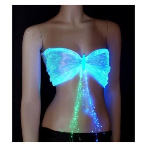 Ultra Festival, Light Up Clothes, Led Clothing, Blacklight Party, Sci Fi Fashion, Rave Girl, Glow Party, Neue Outfits, Neon Glow