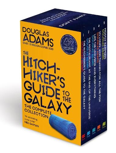 Buy The Complete Hitchhiker's Guide to the Galaxy Boxset by Douglas Adams from Waterstones today! Click and Collect from your local Waterstones or get FREE UK delivery on orders over £25. End Of The Universe, Hitchhiker's Guide To The Galaxy, The 5th Wave, Time Continuum, Yuval Noah Harari, Hitchhikers Guide To The Galaxy, The Knack, Galaxy Book, Douglas Adams