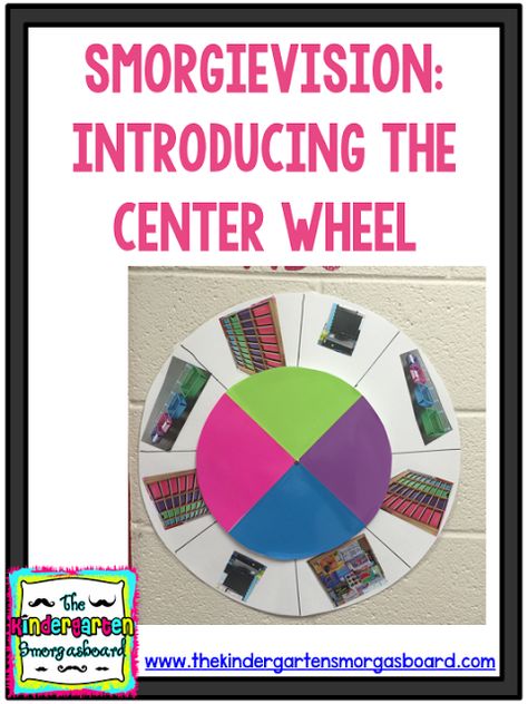 How to introduce a center wheel in your classroom! Click to see a video of students learning to use a center wheel for center management! 1st Grade Centers, Kindergarten Classroom Setup, Early Education Classroom, Kinder Centers, Center Management, Kindergarten Smorgasboard, Center Rotations, Teacher Must Haves, Classroom Centers