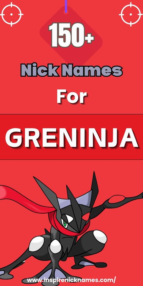 From ninja-themed names to water-inspired ideas, find the perfect fit for your battle companion. #pokemonnicknames #greninja #pokemon #gaming #pokemongo" Creative Nicknames, Greninja Pokemon, Themed Names, Pokemon Games, Pokemon Go, Pokemon, Perfect Fit, Gaming, Water