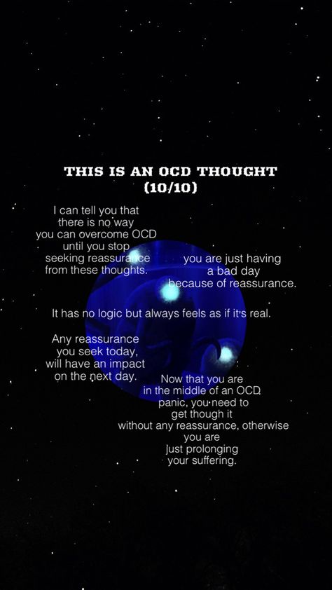 Ocd thought wallpaper Signs You Have Ocd, Daily Affirmations For Ocd, Art Representing Ocd, Ocd Poem, Ocd Wallpaper, Ocd Quotes Strength, Ocd Pictures, Ocd Memes, Ocd Quotes