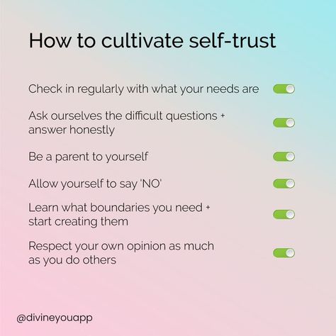 How To Be Trustworthy, Learning How To Trust, Build Self Trust, Building Self Trust, How To Build Self Trust, How To Trust Yourself, Self Trust, Trust Building, Psychic Development Learning