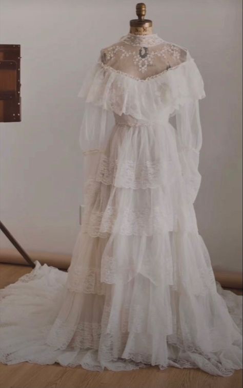 Victorian Dress Wedding Dress, 20th Century Wedding Dress, 1870 Wedding Dress, 1970 Wedding Dress Vintage, Vintage Victorian Wedding Dress, Edwardian Inspired Wedding Dress, 70 Wedding Dress Vintage 70s, Victorian Era Wedding Dress, Victorian Wedding Dress 19th Century