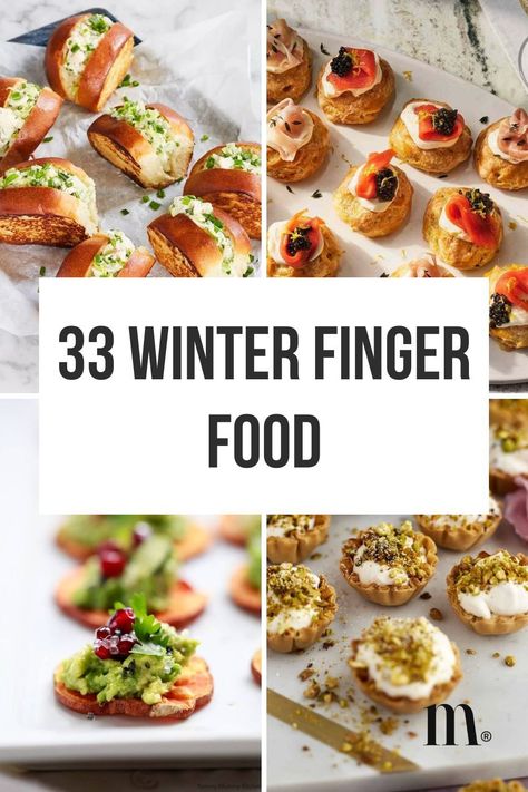 Make your party memorable with these delicious winter party finger foods. Ideal for any occasion, from birthdays to baby showers. Save to your "Party Food" board and visit the article for more ideas! Winter Cocktail Party Food, Winter Themed Party Food Ideas, Winter Charcuterie Board Party, Winter Wonderland Theme Party Food, Winter Party Finger Foods, Lunch Christmas Party Food, Food Ideas For Winter Wonderland Party, Classy Party Food Ideas, December Birthday Party Food Ideas