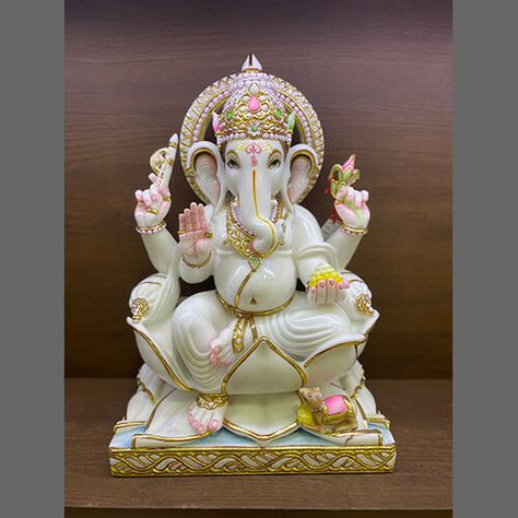 Riddhi Siddhi Marble Moorti Art is one most popular industries for Marble God Statues Manufacturer in jaipur. We used high-quality materials and we are all types variety of marble statues and Marble Murti Manufacturer from India, including Ganesh marble statues, Radha Krishna marble statues, Shiv marble statues, Sai Baba marble statues, and statues of Hindu gods used for gifts, decor, and homes and temples. Get in touch with our marble god statue collection by calling 91-8160565591. Ganpati Bappa Murti, Lord Ganesha Statue, Ganesh Idol, Ganesha Statue, Sand Stone, Ganesh Statue, Ganesha Art, Ganpati Bappa, Marble Statues