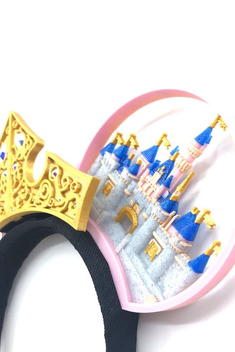 These 3D-Printed Mickey Ears Are So Enchanting, We Need a Pair of Each ASAP 3d Printed Mouse Ears, 3d Printer Disney, 3d Print Mickey Ears, 3d Printed Disney Ears, 3d Print Disney, 3d Printer Ideas To Sell, Things To 3d Print And Sell, Disney 3d Printing Ideas, 3d Printing Ideas To Sell