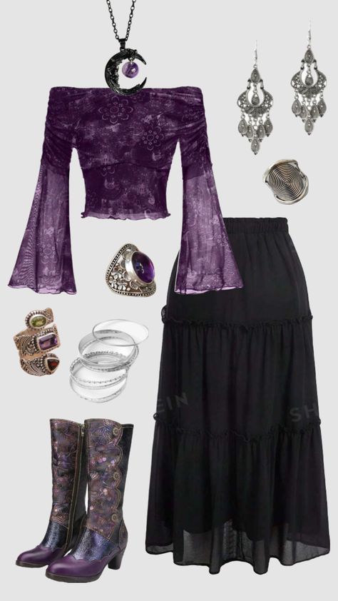 Whimsigoth autumn outfit #outfitinspo #whimsigoth #witchy Whimsigoth Outfits, Corset Fashion, Scene Fashion, Witch Outfit, Hippie Outfits, Goth Outfits, Alternative Outfits, Autumn Outfit, Dark Fashion