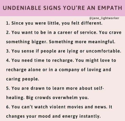 Empath Types, Empath Traits, Spiritual Ascension, An Empath, What U Want, Big Crowd, Infj Personality, Story Quotes, Something Big