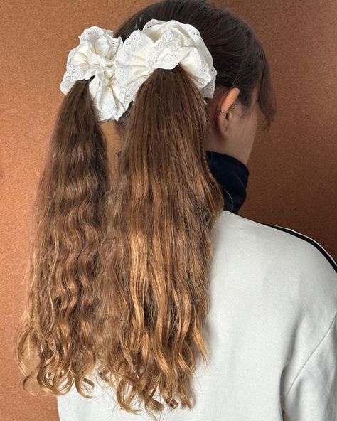 GOOD SQUISH ™️ on Instagram: "YAY! Super Baby Pair is back! (PHEW)" Good Squish Scrunchie, Good Squish, Coquette Hair, Hair Acessories, Hair Arrange, Curly Hair Inspiration, Work Hairstyles, February 15, Curly Hair Cuts