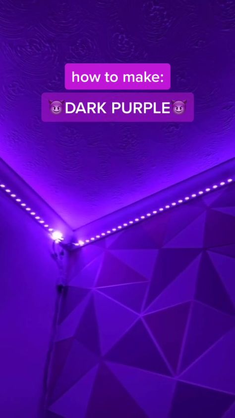 Hipster Bedroom Decor, Diy Led Lighting Ideas, Fairy Lights Room, Hipster Room, Led Room Lighting, Purple Led Lights, Led Lighting Diy, Led Lighting Bedroom, Hipster Room Decor