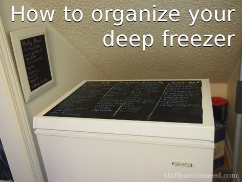 How to organize a deep freezer or a chest freezer. Simple, cheap, effective! Deep Freezer Organization, Chest Freezer Organization, Freezer Organizer, Deep Freezer, Freezer Organization, Chest Freezer, Home Management, Household Organization, How To Organize