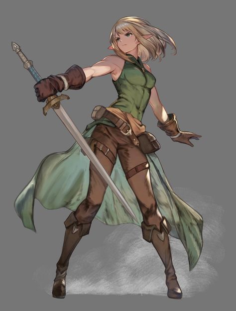 Miqo'te Female Art, Elf Dnd Female, High Elf Dnd, Knight Pose, Archer Characters, Elf Characters, Samurai Artwork, Strong Female Characters, Wood Elf