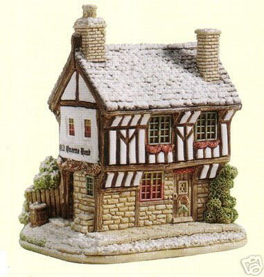 Lilliput Lane Cottages, Henford On Bagley, Medieval House, Lilliput Lane, Magic House, Christmas Punch, Medieval Houses, Acrylic Artists, Tudor House