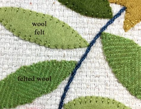 Working with wool . . . . – Black Mountain Needleworks Modern Wool Applique, Wool Applique Projects, Wool Applique Patterns Free, Wool Applique Patterns Templates, Free Wool Applique Patterns, Felted Hearts, Wool Applique Quilts, Wool Applique Kits, Buttermilk Basin