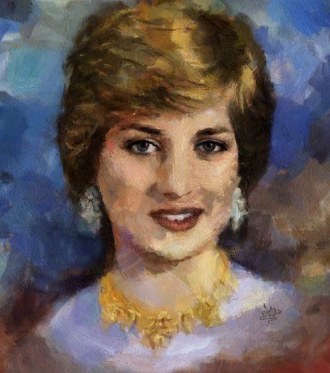 Princess Diana colors Oil Princess Diana Family, Princes Diana, Diana Spencer, Visual Journal, Princesa Diana, Paintings I Love, Lady Diana, Cute Anime Wallpaper, Realistic Drawings