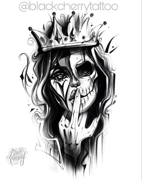 Progress Tattoo, Half Sleeve Tattoo Stencils, Catrina Tattoo, Crown Tattoo Design, Skull Sleeve Tattoos, Skull Sleeve, Tattoos For Women Half Sleeve, Warrior Tattoos, Sketch Tattoo Design