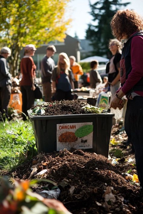 Establishing a Local Composting Hub is a collaborative and eco-friendly initiative for any community! 🌱🌿 By composting organic waste together, neighborhoods can reduce waste, enrich soil, and foster a sense of teamwork. Easy to set up and bursting with environmental benefits, a local composting hub promotes sustainability and community spirit. Start your composting hub today! 🌿🍂 #LocalComposting #SustainableLiving #EcoFriendly #GreenCommunity Balcony Gardens, Organic Waste, Urban Gardening, Local Farm, Composting, Reduce Waste, Balcony Garden, Urban Garden, Sustainable Living