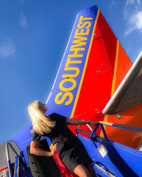 Southwest Flight Attendant, Flight Attendant Aesthetic, Southwest Airlines Flight Attendant, 2025 Manifestation, Flight Attendant Uniform, Birthday Pins, Flight Attendant Life, Southwest Airlines, 2023 Vision