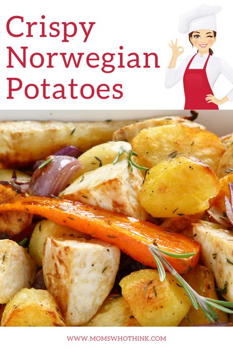 Norwegian Dinner Recipes, Norwegian Potatoes, Norwegian Side Dishes, Norwegian Main Dishes, Norwegian Food Dinners, Norway Recipes, Norwegian Dishes, Scandinavian Cooking, Scandinavian Life