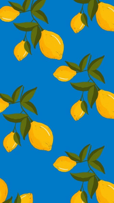 Fruit Wallpaper Iphone, Lemon Wallpaper, Pattern Design Inspiration, Fruit Painting, Arte Inspo, Cute Patterns Wallpaper, Diy Canvas Art Painting, Diy Canvas Art, Pottery Painting