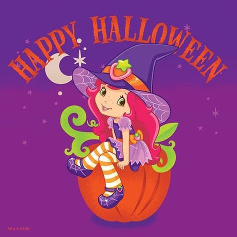 Strawberry Shortcake Halloween, Halloween Strawberry, Berry Shortcake, Autumn Phone Wallpaper, Happy Hallow, Gangsta Anime, Halloween Episodes, Strawberry Shortcake Cartoon, Strawberry Shortcake Characters