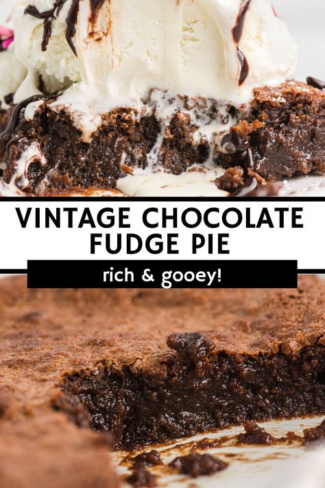 Southern Fudge Pie Recipe, Fudge Pie Recipe Paula Deen, Southern Fudge Pie, Night Hawk Chocolate Fudge Pie, Chocolate Fudge Pie Brenda Gantt, Hot Fudge Pie Recipe, Fudge Pie Recipe Easy, Fudge Pie Recipe With Cocoa, Ukrops Chocolate Fudge Pie Recipe