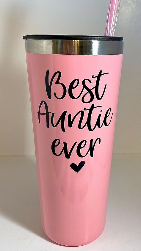 Excited to share this item from my #etsy shop: Best Auntie Ever Insulated Travel Tumbler, Aunt Gift, Auntie Gift, Aunt Birthday Gift, Aunt Tumbler, Aunt Christmas Gift, Rose Gold Tumbler Rose Gold Tumbler, 40th Birthday Wine, Auntie Era, Mom Wine Glass, Christmas Gifts For Aunts, Best Aunt Ever, Best Auntie Ever, Cricut Inspiration, Aunt Birthday Gift