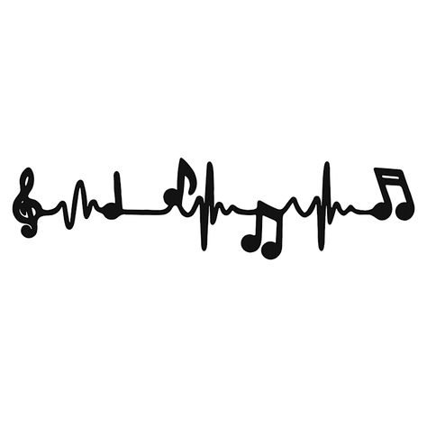 Feel the rhythm of music in your heart. Add a touch of melody to your space with the Music Metal Heartbeat Wall Sign. Crafted from metal and wood, this wall art seamlessly combines modern and rustic elements. Whether you're a musician, a music lover, or simply want to add a stylish twist to your decor, this wall sign is the perfect choice. Featuring a sleek black finish and a unique heartbeat design, this 7x28in. wall sign will make a statement in any room. Hang it in your living room, bedroom, Music File Decoration Ideas, Music Notes Art, 3d Svg, Upper And Lowercase Letters, Music Wall, Cute Easy Drawings, Cricut Projects Vinyl, Music Lover, Vinyl Art