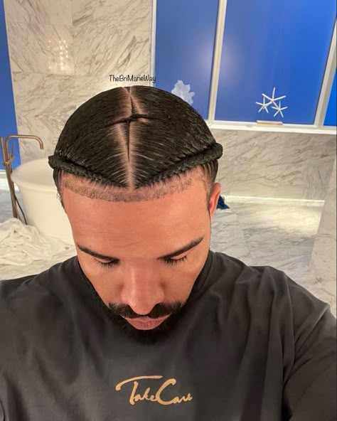 Drake Braids Aesthetic, Drake Cornrows, Drake Hairstyle, Drake Braids, Cornrow Braids Men, Braids With Fade, New Braided Hairstyles, Certified Lover Boy, Natural Hair Men