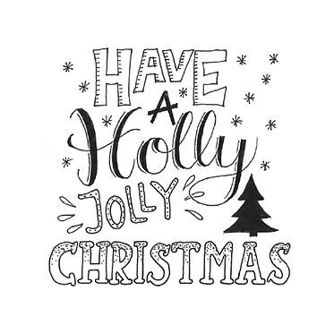 Christmas Handlettering, Sharpie Drawings, Doodle Quotes, Bullet Journal Quotes, Handlettering Quotes, Couples Drawings, Holly Jolly Christmas, Christmas Card Art, Parchment Craft