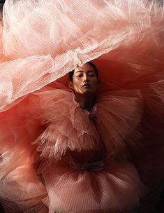 Untitled Tulle Dress Editorial, Pink Editorial Photography, Tulle Editorial, Vogue Editorial Photography, Fashion Fotografie, Mode Editorials, Robert Mapplethorpe, Ellen Von Unwerth, Tim Walker