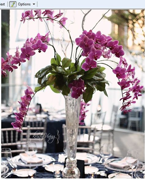 108.- Centros de Mesa con Orquídeas Modern Pillars, Purple Grey Wedding, Orchids Purple, Orchid Centerpiece, Gray Wedding Colors, Orchid Centerpieces, Boda Mexicana, Orchid Wedding, Artificial Orchids