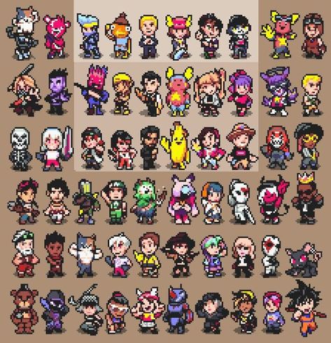 Pixel Animation, 8bit Art, Cool Pixel Art, Perler Crafts, Pixel Art Characters, Pixel Art Games, Hama Beads Patterns, Pixel Art Design, Pixel Art Pattern