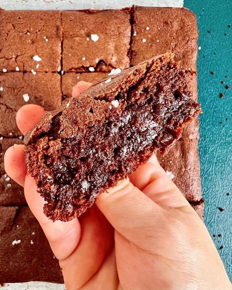 Joy Huang on Instagram: "I don’t know why it took me so long, but I finally made the gooey fudgy miso brownies from Modern Asian Baking at Home and wow! It’s got the intense chocolate flavor of a brownie and delightful chewy bounce of baked mochi. The miso adds a subtle enough depth that I justified adding some @saltery.obsessed flakey sea salt on top. I would highly recommend making this for your GF (and non-GF) friends!" Miso Brownies, Baked Mochi, Asian Baking, Modern Asian, Chocolate Flavors, I Don T Know, Don T Know, Mochi, Sea Salt