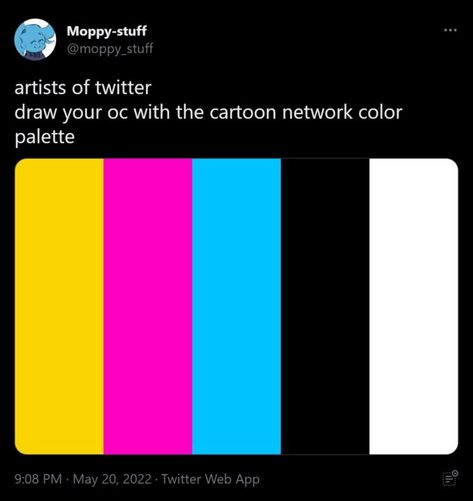 Cartoon Network Color Palette, Palette Challenge, Draw Your Oc, Art Style Challenge, Drawing Ideas List, Color Palette Challenge, Creative Drawing Prompts, Drawing Prompt, The Cartoon