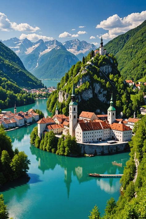 10 Must-Visit Places in Slovenia for an Unforgettable Trip! Slovenia Bled Lake, Most Beautiful Places In The World, Slovenia Alps, Travel Slovenia, City And Nature, Piran Slovenia, Triglav National Park, Affordable Honeymoon, Lake Bled Slovenia