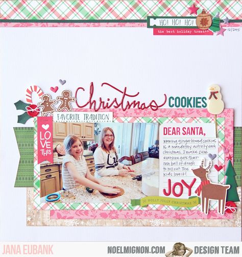 Scrapbook Christmas Cards, Winter Scrapbook Layouts, Holiday Treats Christmas, Christmas Scrapbook Paper, Winter Scrapbooking, Scrapbook Christmas, Family Layout, Christmas Scrapbook Pages, Ctmh Layouts