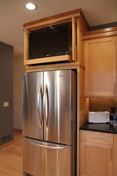 Synergy Design, Above Fridge, Kitchen Traditional, Tv In Kitchen, Kitchen Appliances Refrigerators, Dc Metro, Kitchen Design Ideas, Room Remodeling, Ideas Pictures