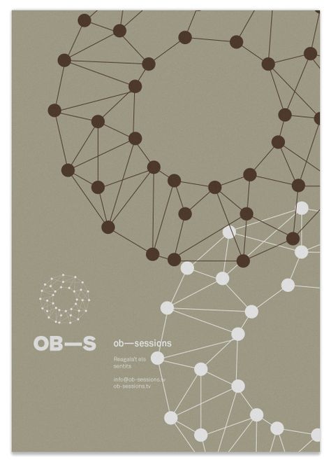 OB_S Poster. Molecules Graphic Design, Molecule Graphic Design, Quim Marin, Advertising Graphics, Typographic Poster, Brand Experience, Corporate Design, Visual Communication, Design Reference