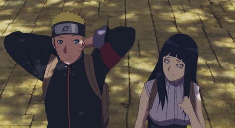 Naruto The Last Movie, Naruto The Last, French Anime, Naruto Jiraiya, Walking Together, Naruto Hinata, Naruto The Movie, Naruto Couples, Naruto Gif