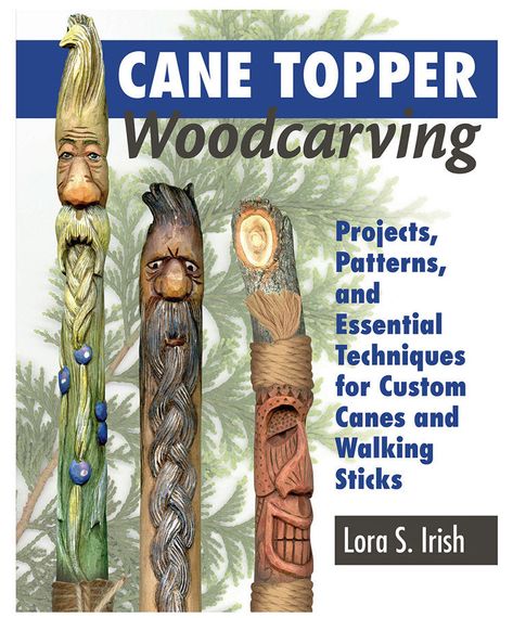 Cane Topper Woodcarving - Carve a Custom Cane or Walking Stick | Woodcraft Custom Canes, Hand Carved Walking Sticks, Wooden Walking Canes, Dremel Carving, Wood Carving For Beginners, Canes And Walking Sticks, Wooden Canes, Wood Spirit, Wooden Walking Sticks