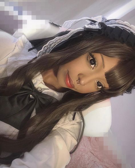 kanon mizery winter mizery mymizery kanonmizery Jirai Makeup Look, Black Kawaii Girl, Kawaii Black Women, Black Gyaru, Black Kawaii, Brown Girls Makeup, Bright Eye Makeup, Gyaru Fashion, Cute Makeup Looks