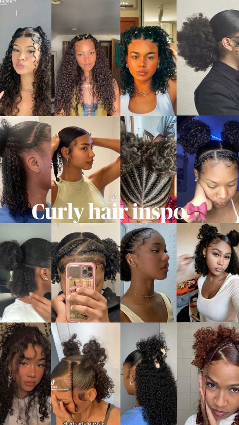 #curlyhair #curlyhairstyles #part21 Natural Short Hairstyles, Top 10 Hairstyles, Short Hairstyles For Black Women, Really Curly Hair, Bold Women, Curly Hair Care Routine, Buzz Cuts, Mixed Curly Hair, Hair Color Underneath